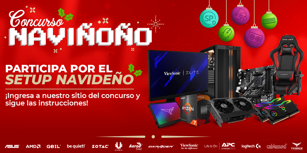birllil92's tweet card. Durante Diciembre regalaremos un tremendo Setup Navideño con PC Gamer con RTX 3070 ¡Si ganas lo despachamos sin costo a tu hogar!