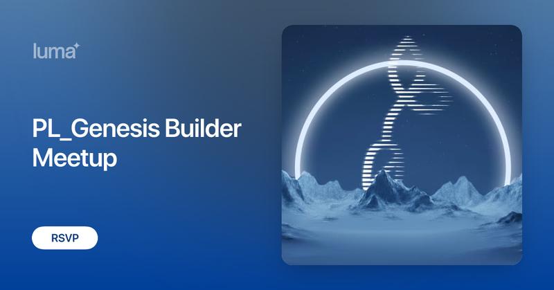 protocollabs's tweet card. Following the success of the PL Genesis: Modular Worlds Hackathon, which drew 1,900+ builders, 350+ projects, and $250K+ in prizes, this meetup marks the next…