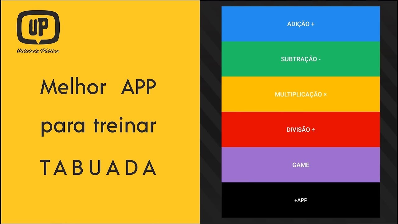 sudfmweb's tweet card. Tabuada - Melhor APP para Aprender e Treinar - Utilidade Pública