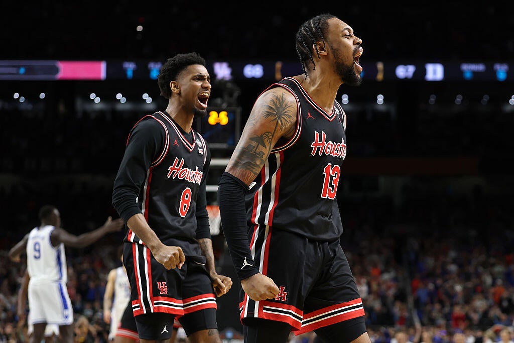 mirror7news's tweet card. duke vs houston, , Houston Basketball, Duke Vs Houston, Final Four2023, College Basketball, March Madness, Comeback Win, NCAA Tournament