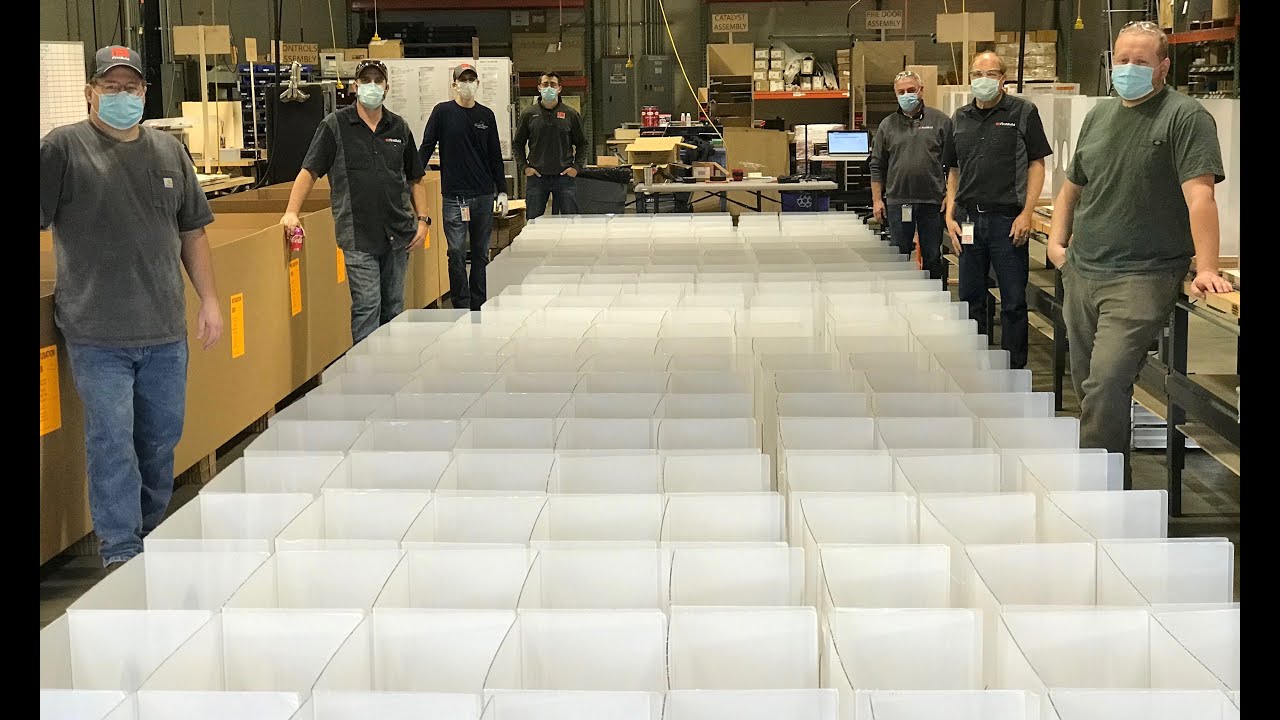 firstbuild's tweet card. Making 500 Intubation Boxes to help combat Covid-19