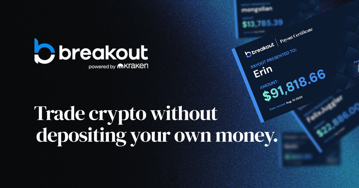 ColdBloodShill's tweet card. A crypto native prop firm trading on the best centralized exchange liquidity.