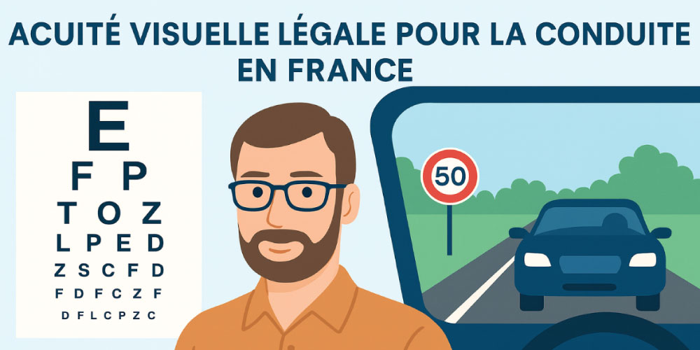 coursdecode's tweet card. Découvrez l’acuité visuelle légale exigée pour conduire en France : seuils du Code de la route, tests, corrections obligatoires et sanctions prévues.