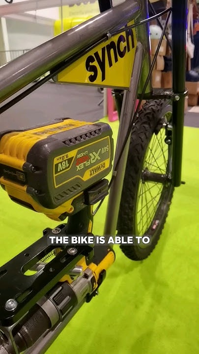 garyhacker's tweet card. Epic Electric Drill Bike #engineering #tech