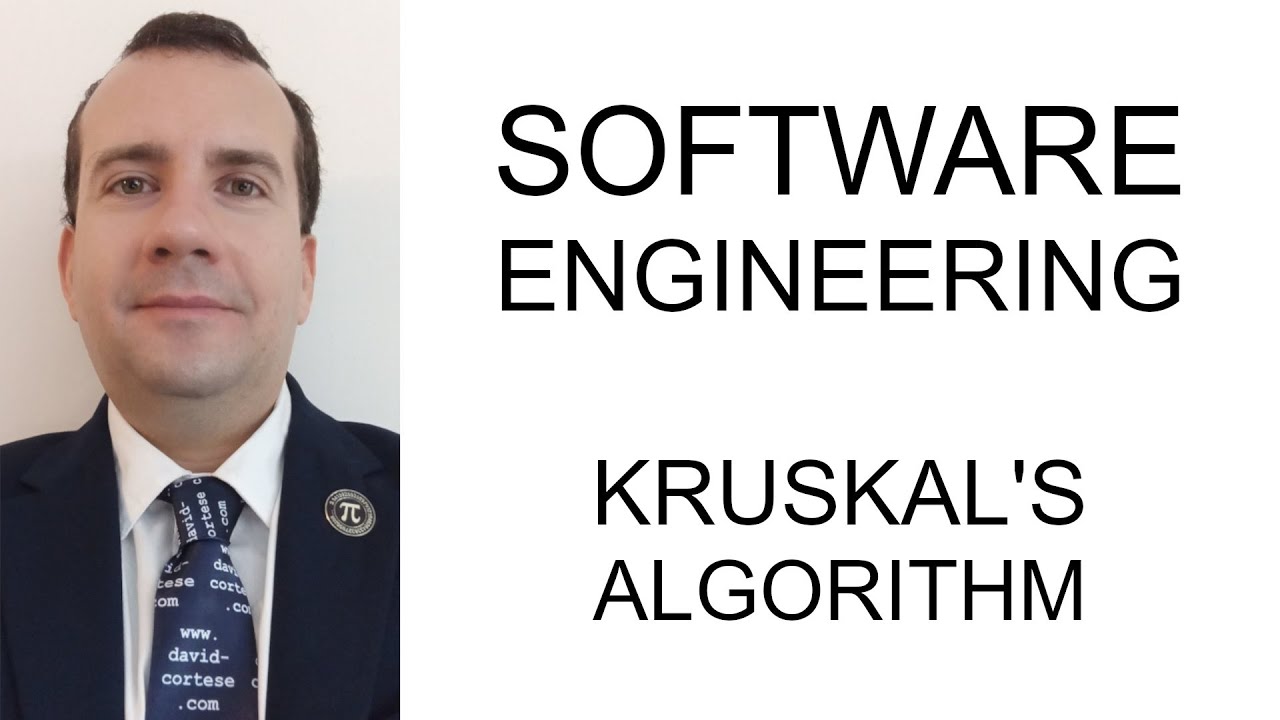 David_Cortese_'s tweet card. KRUSKAL'S ALGORITHM