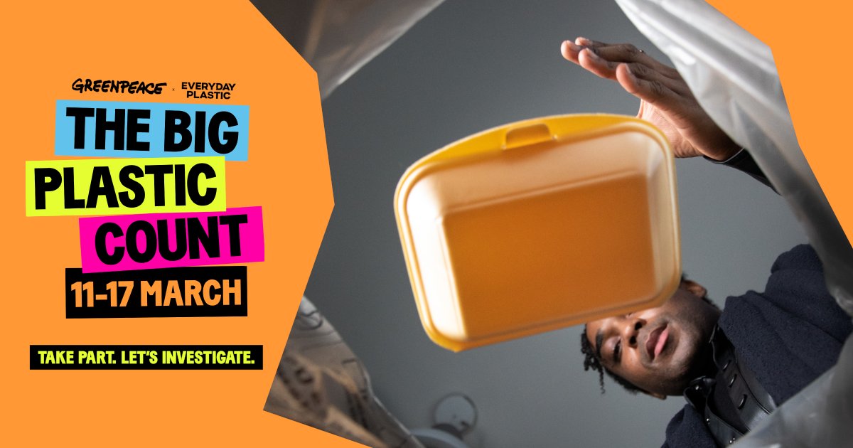 beate_plasticfe's tweet card. The UK’s biggest investigation into household plastic waste. Together let's push the government to tackle the plastic crisis.