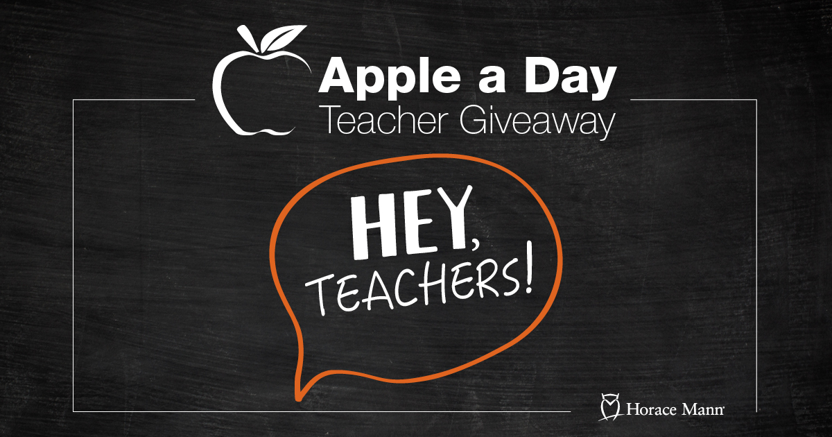 bdteach3197's tweet card. In honor of Teacher Appreciation Week, we’re bringing back our Apple a Day Giveaway! Starting Monday, May 4, we’re giving away one Apple product per day, all the way through Friday.
