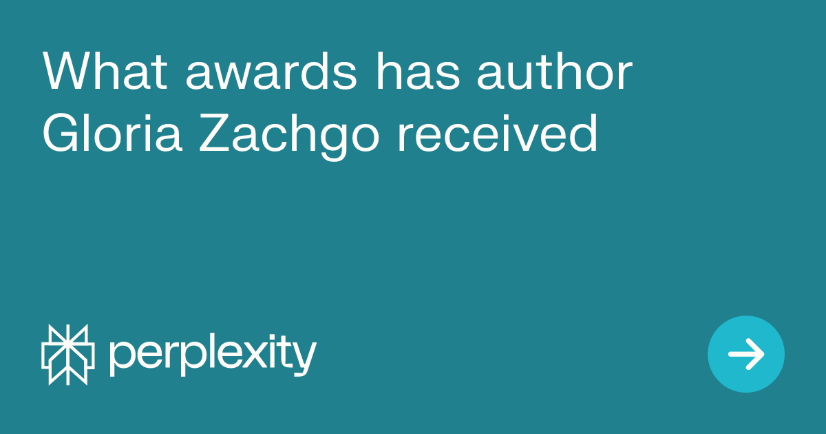 rzachgo's tweet card. Gloria Zachgo has received multiple awards, most notably the B.R.A.G. Medallion three times for her books "Never Waste Dreams," "Never Waste Tears," and "Hush...