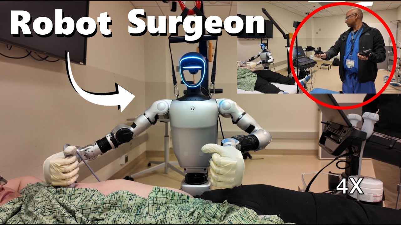 ToborlifeAI's tweet card. Surgie, Robot Surgeon: Humanoid Surrogates for Dexterous Medical...