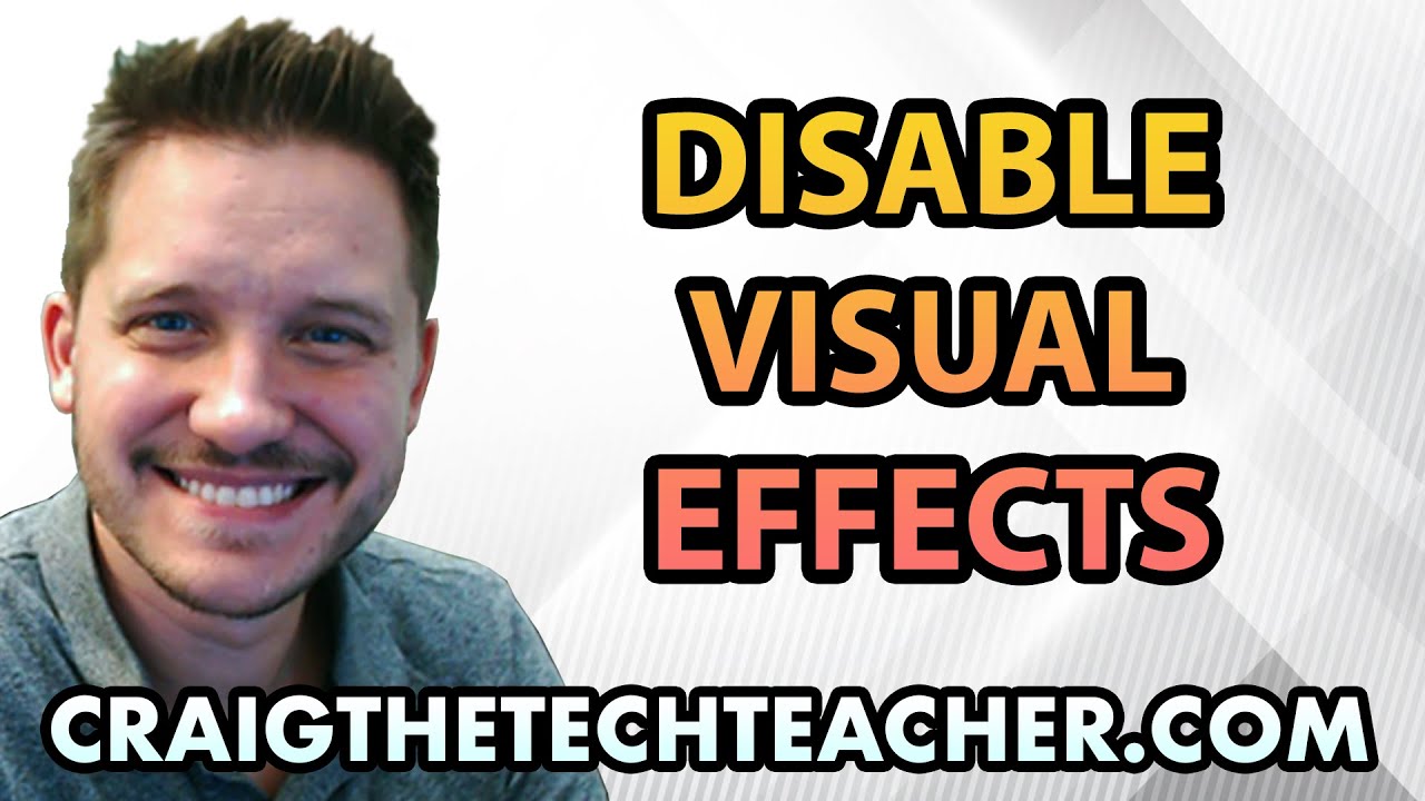 PCMTechHelp's tweet card. Disable Visual Effects In Windows XP