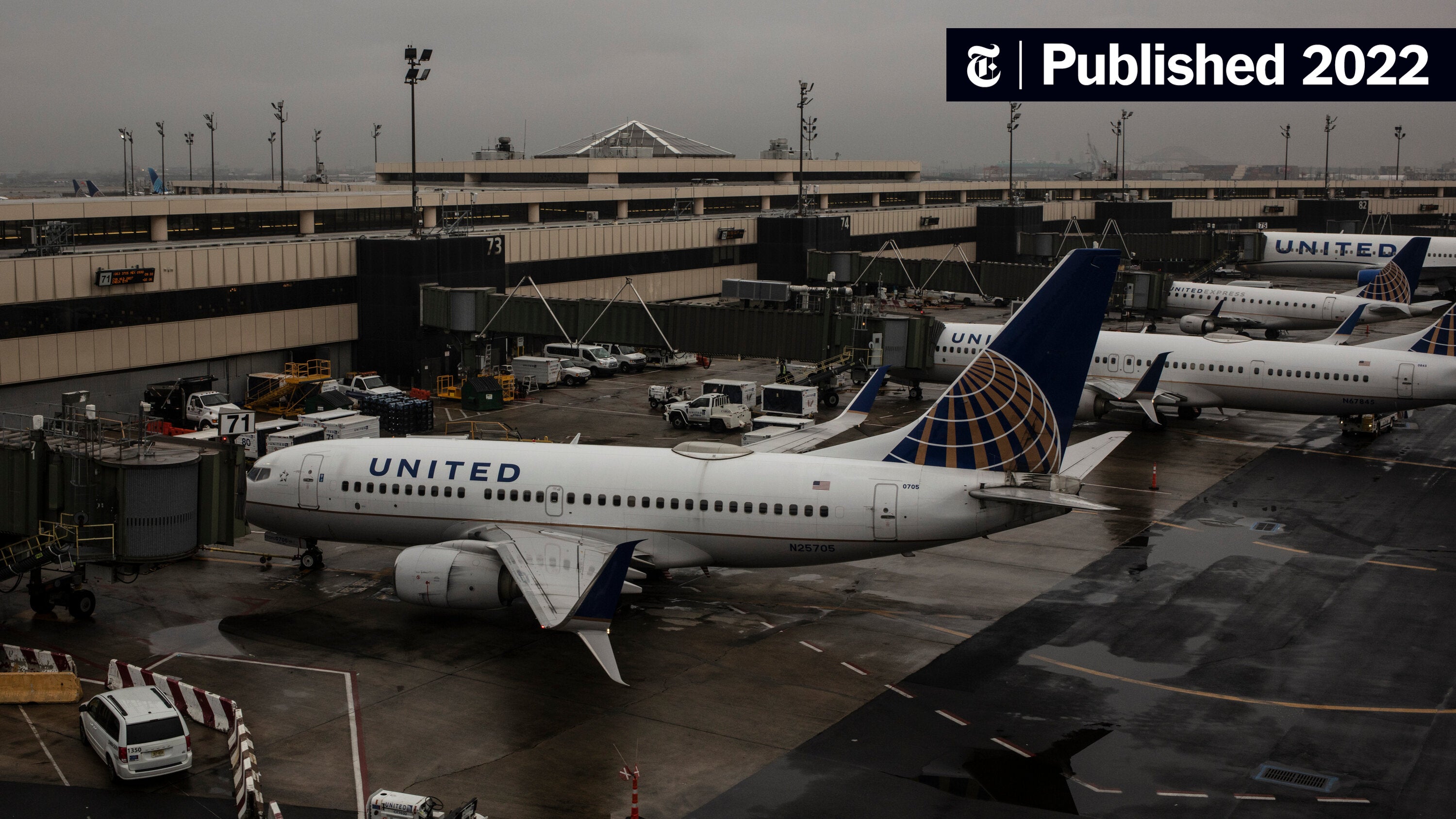 nytimes's tweet card. Thousands of planes could be grounded because the new internet technology interferes with sensors, the industry reiterated in a letter to federal officials.
