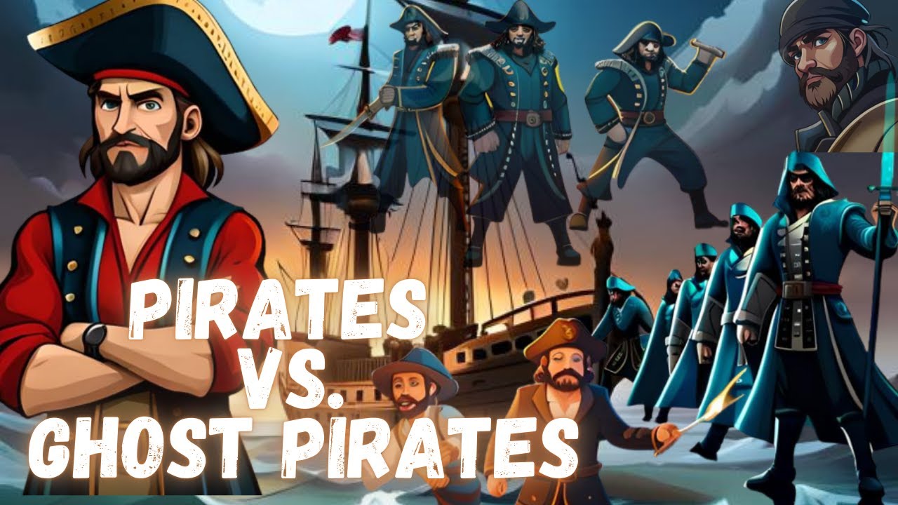 CodeRoboDev's tweet card. Pirates vs. Ghost Pirates: High-Seas Showdown of Legends!