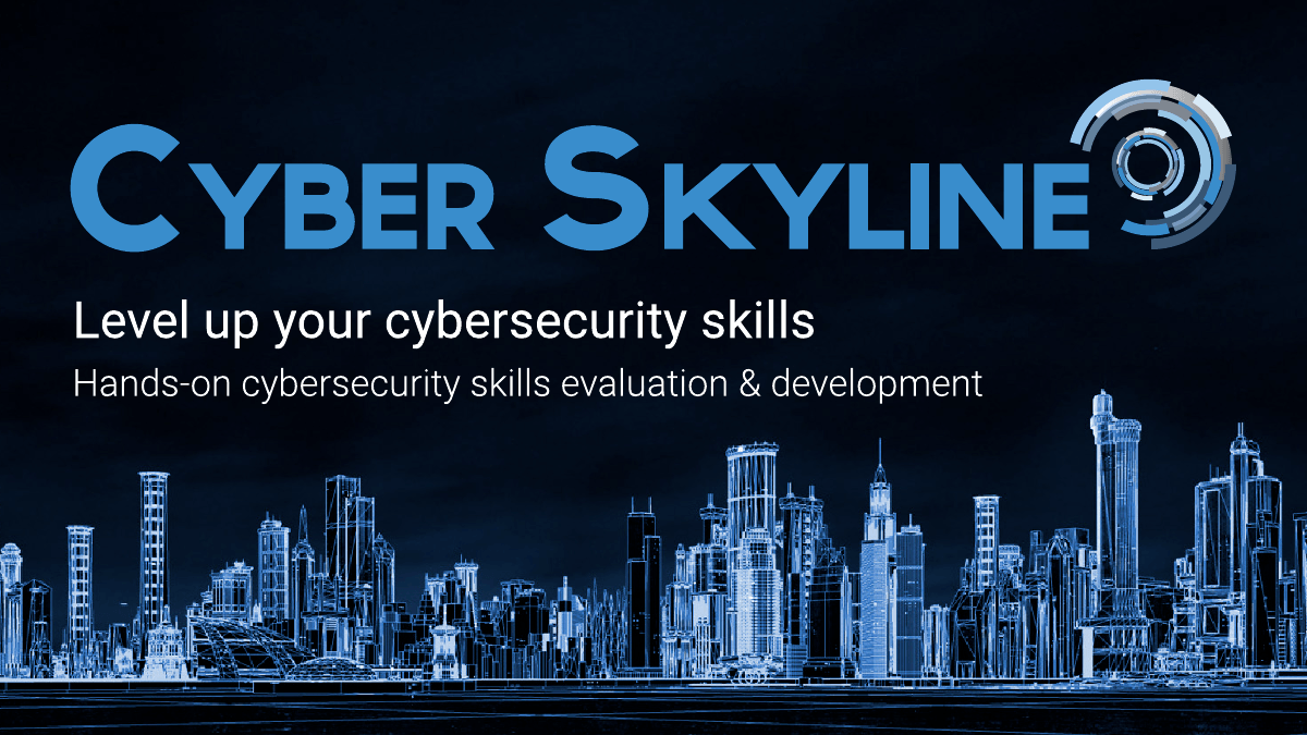 picoctf's tweet card. Cyber Skyline is a cloud-based hands-on cybersecurity skills evaluation platform. Measure technical skills by pentesting servers or analyzing forensic evidence rather than answering multiple choice...