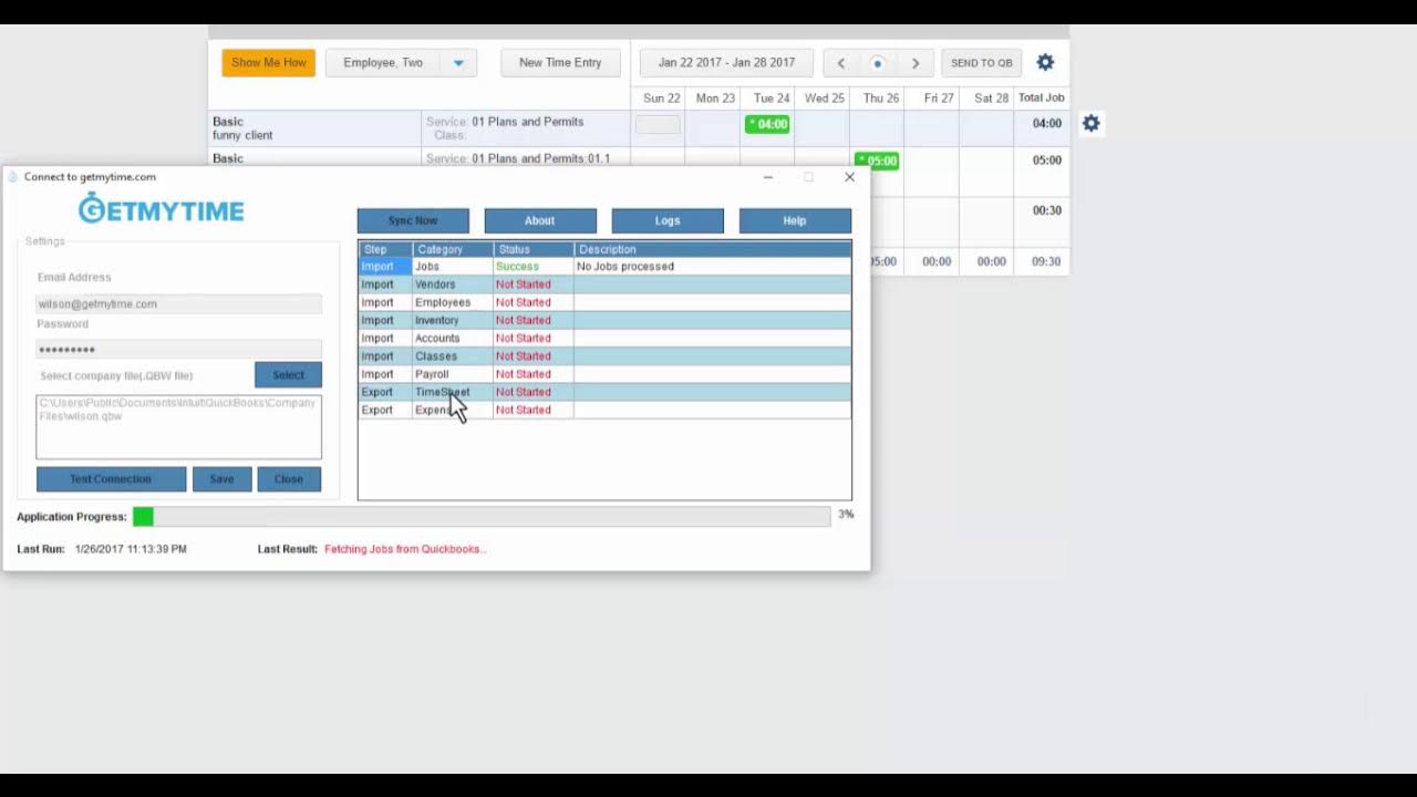 GetMyTime's tweet card. Time Tracking - Assigning different billing rates