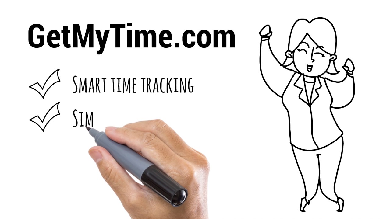 GetMyTime's tweet card. Intro WhiteBoard