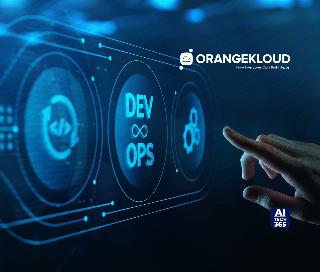 AITech365's tweet card. Orangekloud Technology Inc. launched its AI-powered eMOBIQ® No-Code platform for mobile apps at GITEX Global in Singapore.