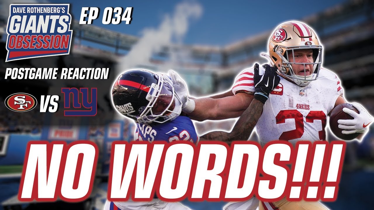 DRNYGO's tweet card. DRGO- 034 - I Have NO WORDS!!! - NYG vs SF POST GAME REACTION
