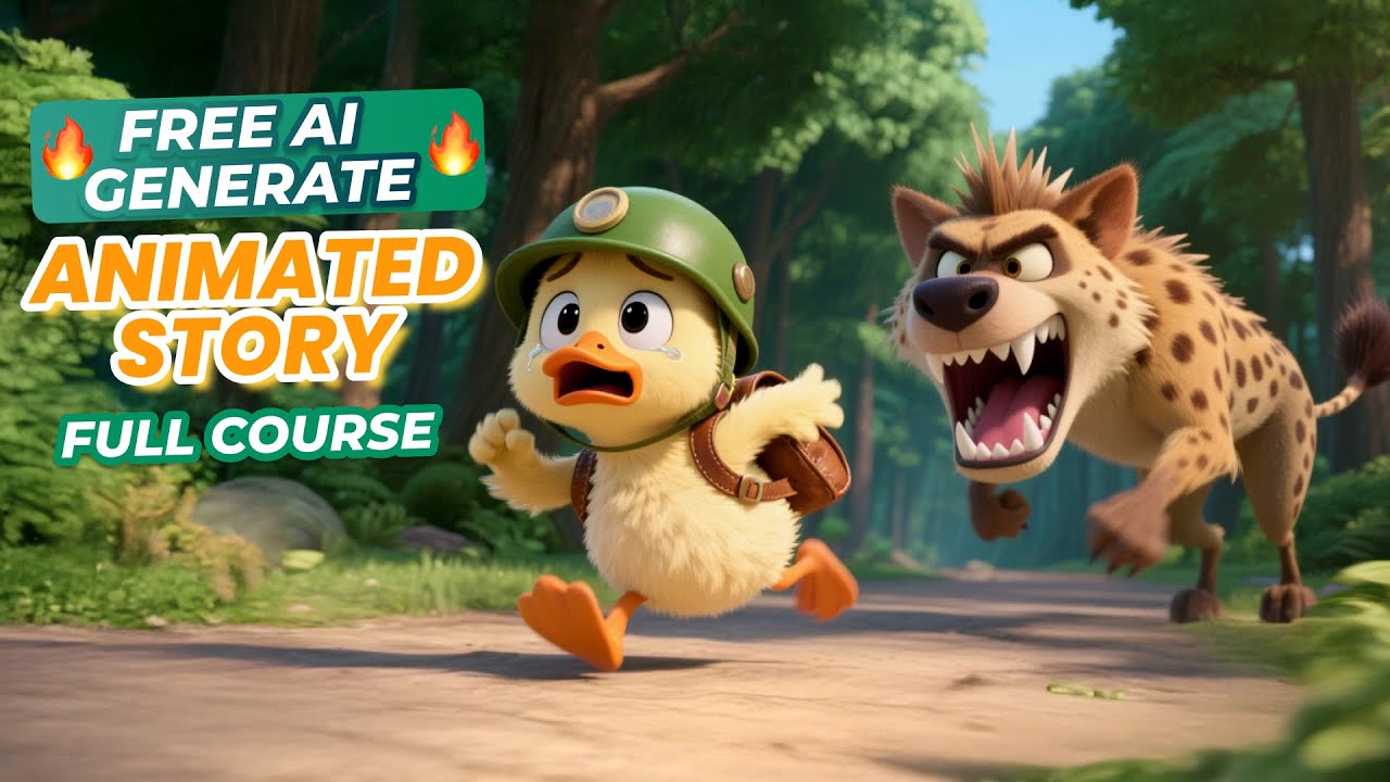 quoctinhtk52's tweet card. Full Course - How to Create 3d Animated Stories with Free AI Video...