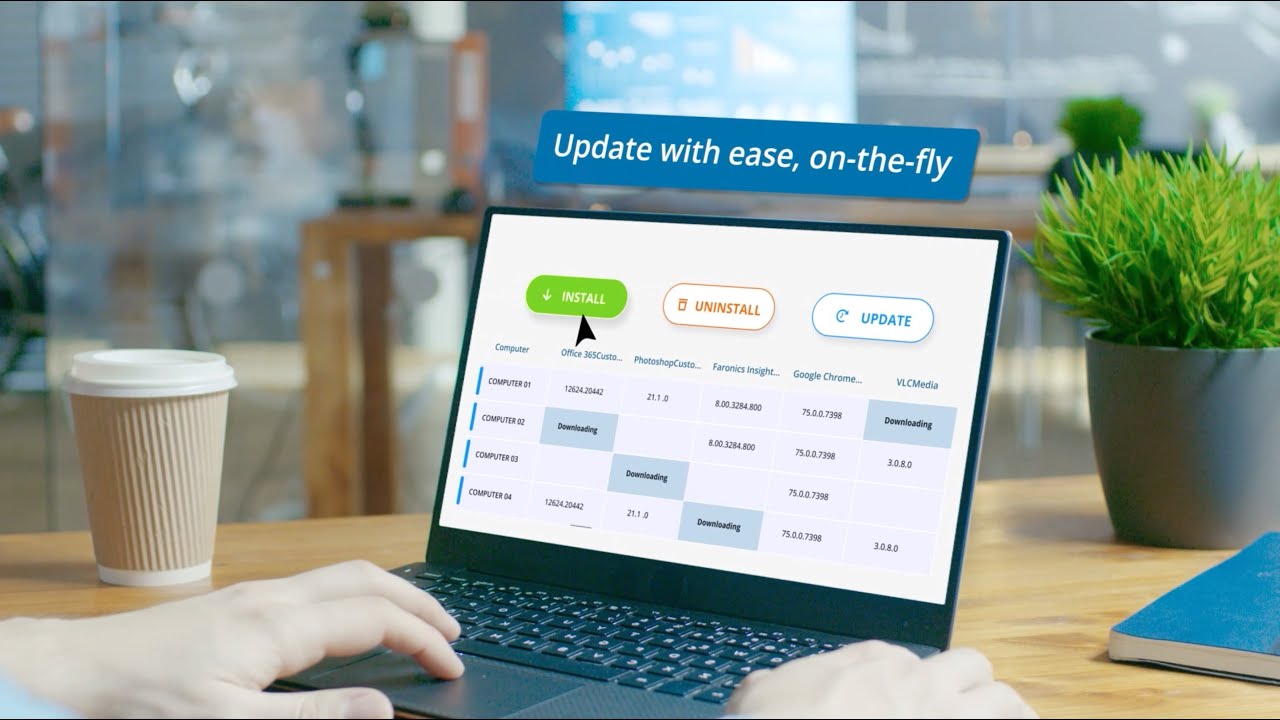 whatastory's tweet card. Motion Graphics Explainer Video for IT Company - Faronics Cloud