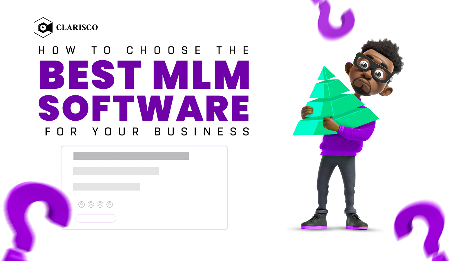 ClariscoSol's tweet card. Find out the best features and plans to look for when choosing MLM software for your business in 2024, and learn about the cryptocurrency-staking mlm software’s must-have features.