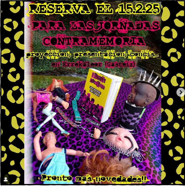 el_lokal's tweet card.   El libro “Contramemoria: una historia oral de más de cuatro décadas punkis y feministas” (2024) recala este próximo sábado en unas jornadas increíbles celebradas en […]