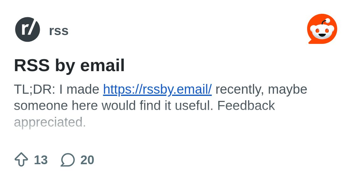 aboutRSS's tweet card. Explore this post and more from the rss community