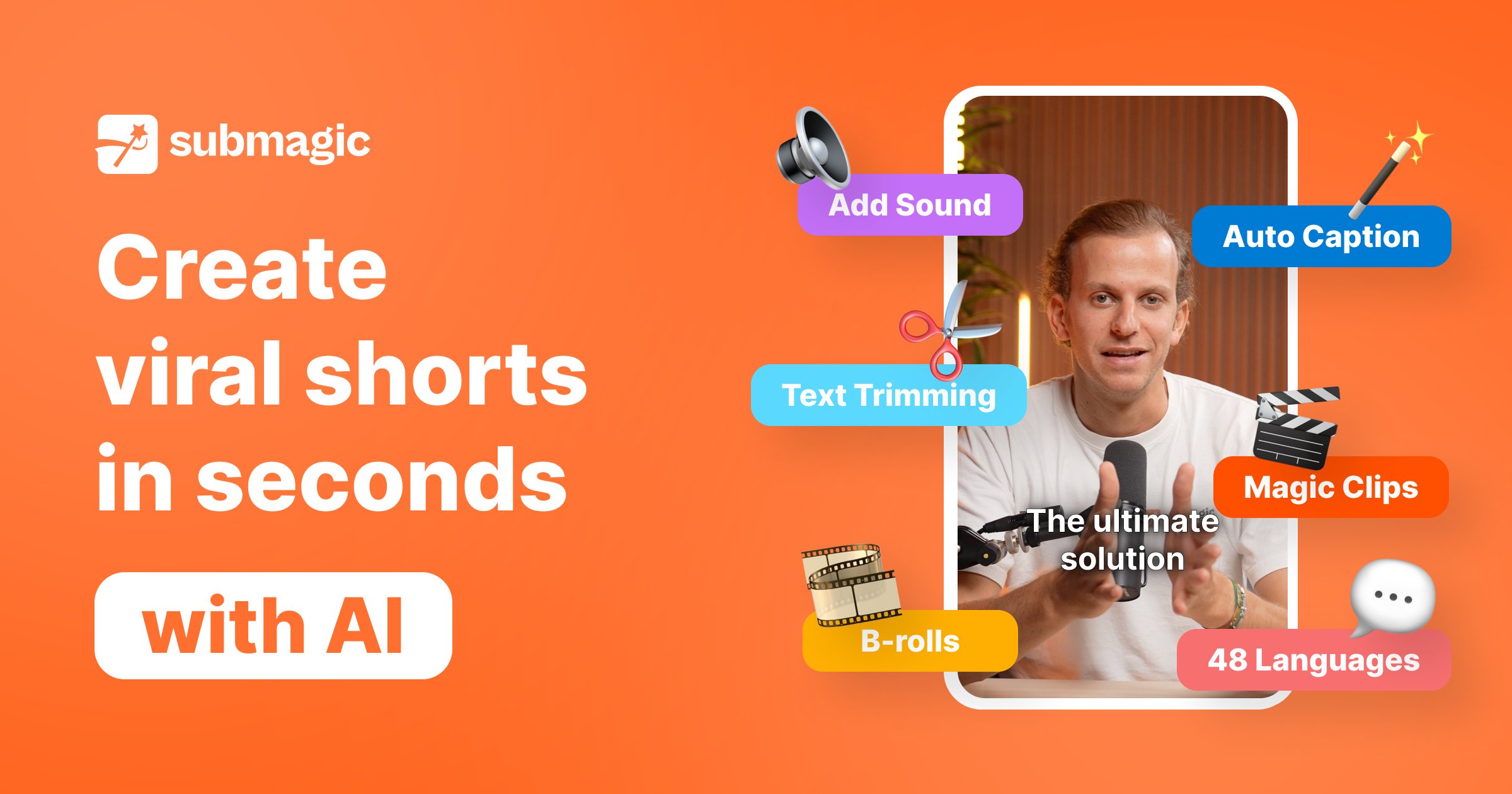 danhajiya_'s tweet card. Submagic makes your short-form videos captivating with AI captions, b-rolls, and smart edits. Save time and grow your social media reach effortlessly.