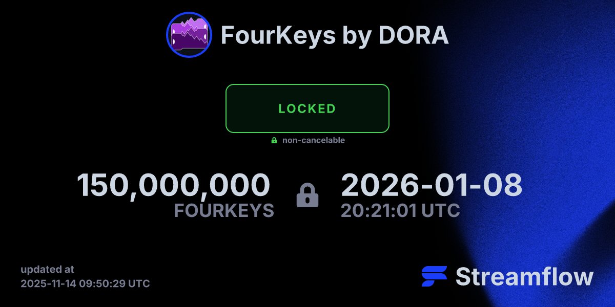 devops_research's tweet card. Streamflow is the leading multi-chain asset streaming protocol specializing in token vesting and treasury management solutions.