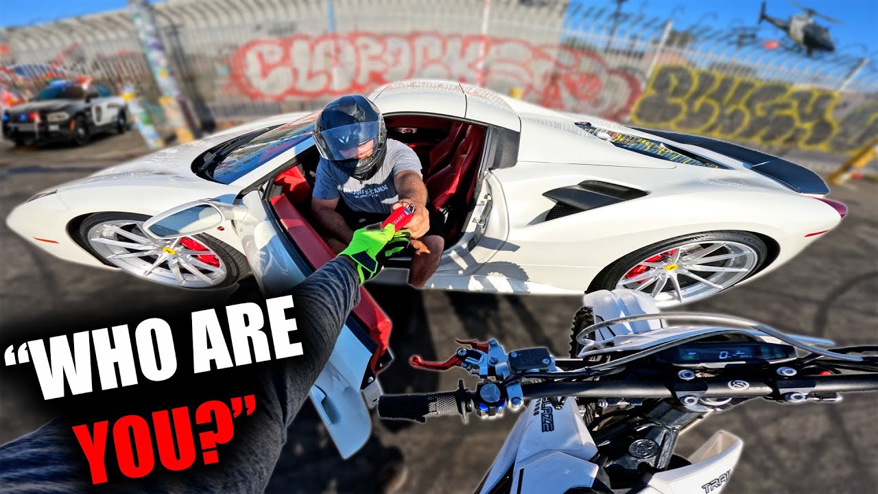 MariaSaRock's tweet card. I TRADED MY E-BIKE FOR A FERRARI.. trailblaze motors omega