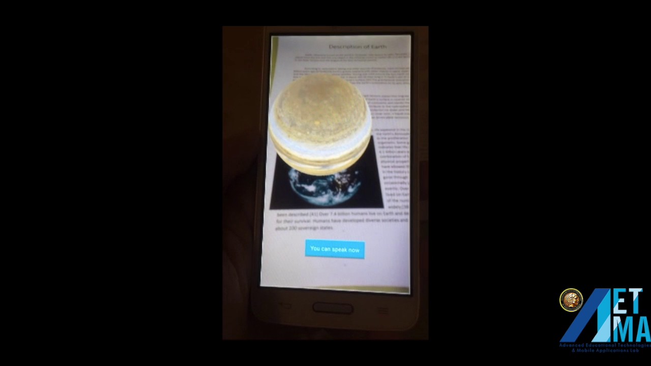 AETMA_Lab's tweet card. ARTutor demo