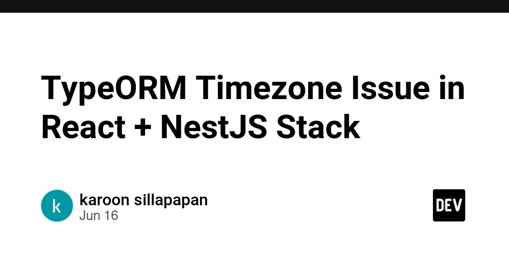 prod42net's tweet card. 📝 Problem Summary Environment Setup Frontend (React + Vite): No timezone...