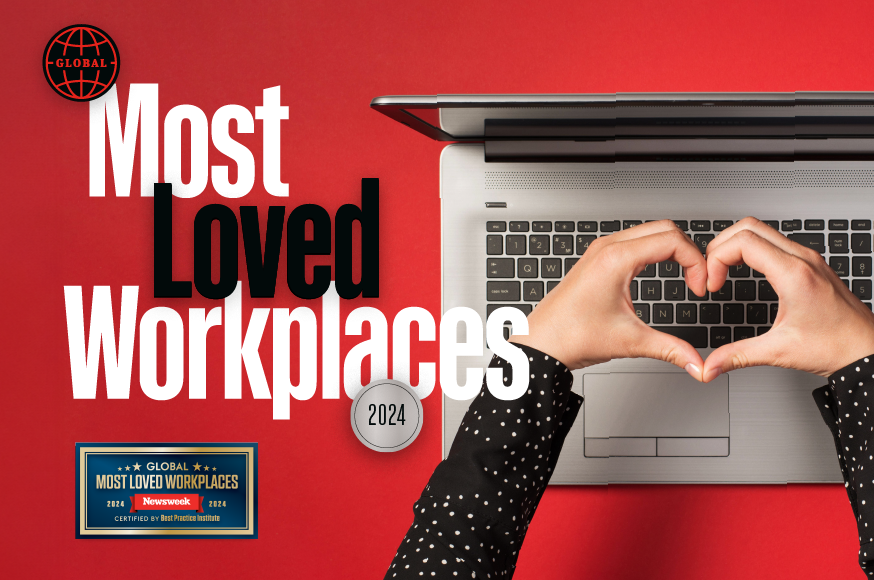 SplitSoftware's tweet card. Newsweek partnered with the Best Practice Institute for the second annual Global Most Loved Workplaces® ranking.