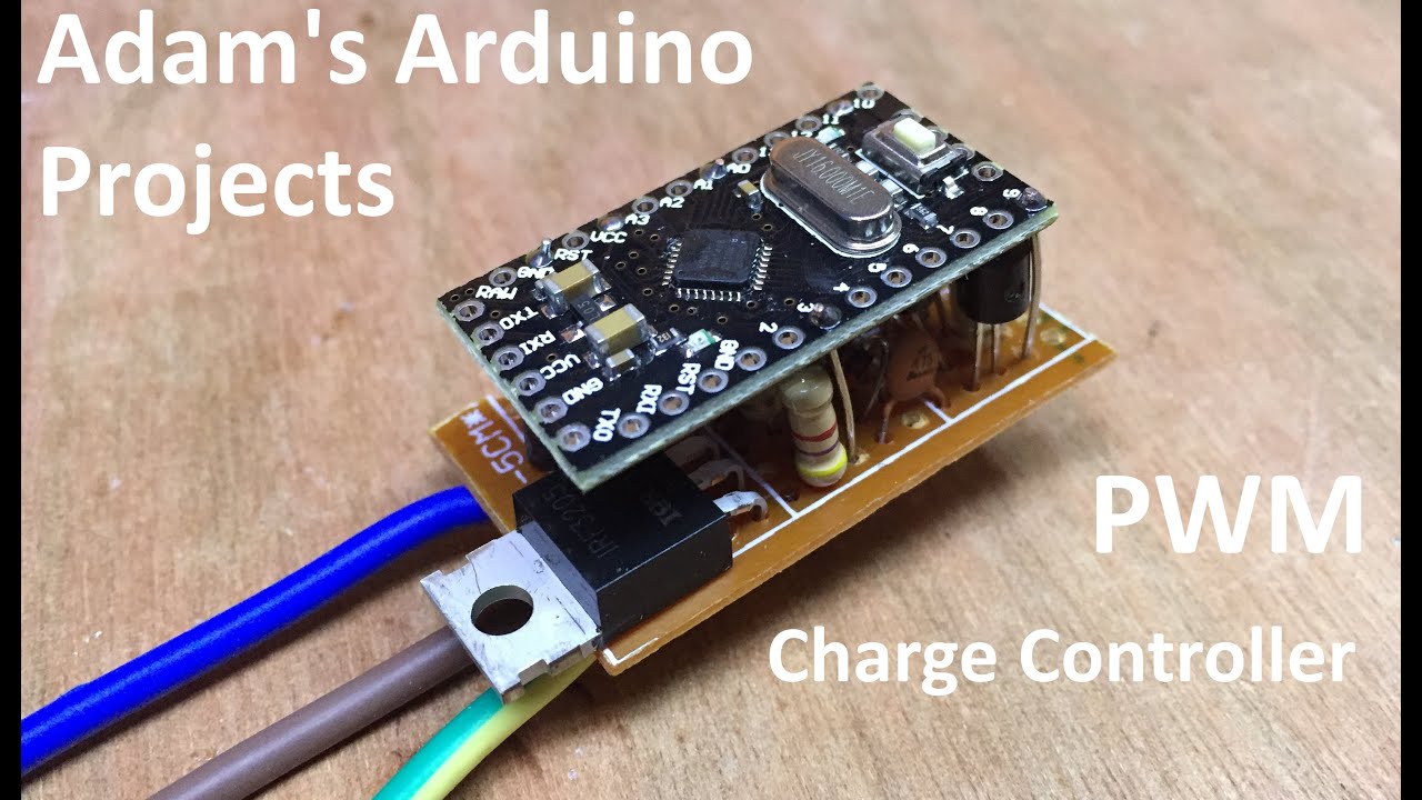 arduined's tweet card. PWM Solar Charge Controller - Adam's Arduino Projects