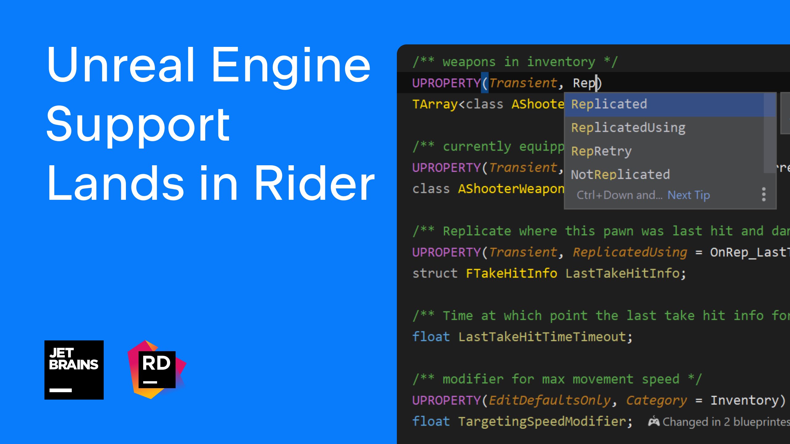 JetBrainsRider's tweet card. Rider is already widely used in the Unity development world. There are many well-known Unity game development studios in the list of Rider customers, and the Unity team itself is one of the product's