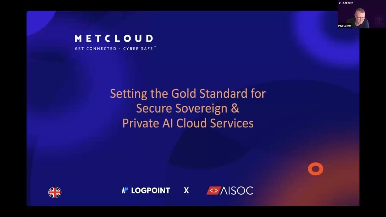 aisoccloud's tweet card. Leveraging AI and SIEM in the SOC. With Logpoint and AISOC