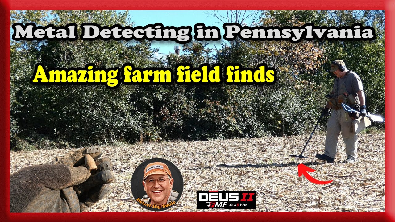 DetectDigSmile's tweet card. Real treasure found in PA! Metal Detecting civil war farm field