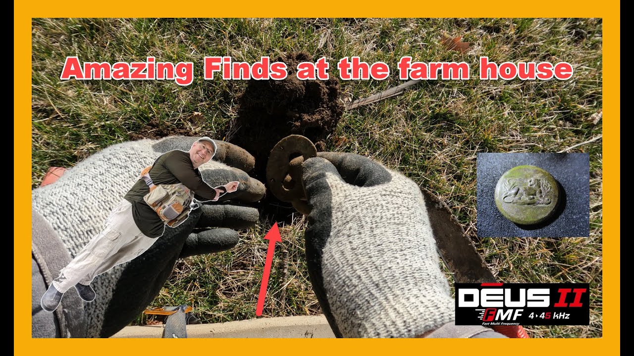 DetectDigSmile's tweet card. Amazing finds at the farm house - XP DEUS II - Metal Detecting