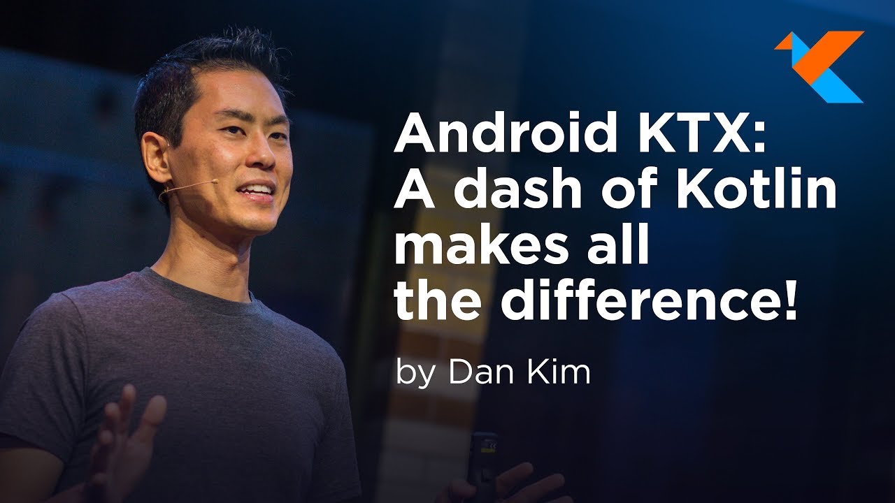 kotlinconf's tweet card. KotlinConf 2018 - Android KTX: A Dash of Kotlin Makes All the...