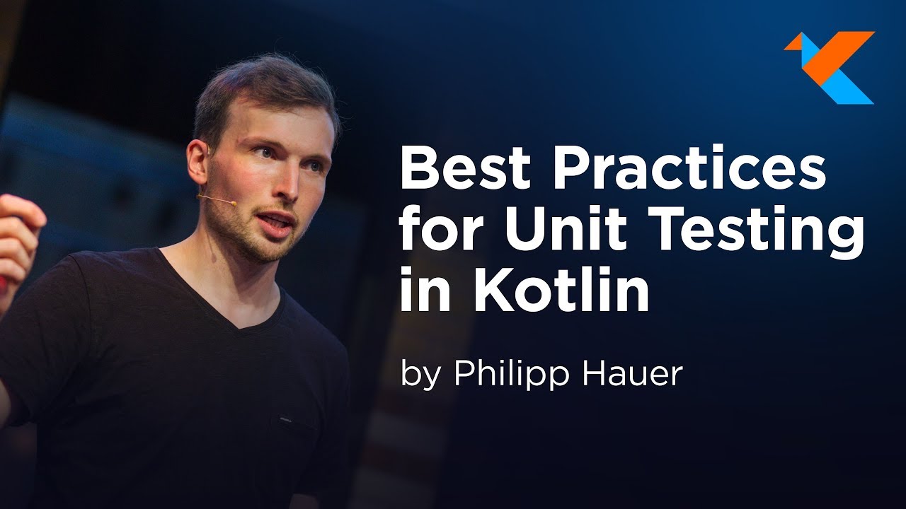 kotlinconf's tweet card. KotlinConf 2018 - Best Practices for Unit Testing in Kotlin by...
