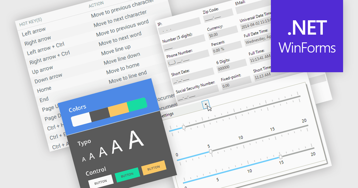 ComponentSource's tweet card. Equip WinForms applications with data input controls that support assistive technologies and features, making them accessible to all users.