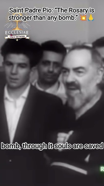 MoreCathleen's tweet card. “The Rosary is stronger than any bomb.” :Padre Pio 📿🔥 #Catholic...