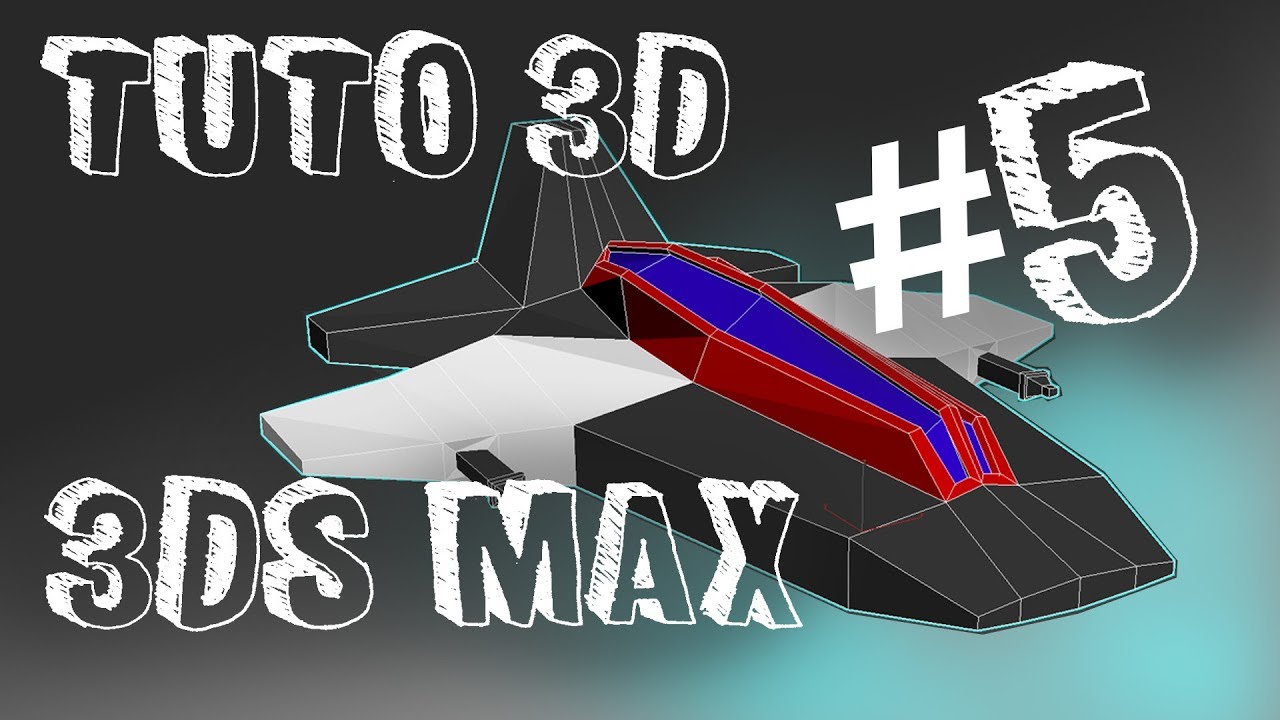 Sylvain_gamedev's tweet card. Tuto 3D - 5 Matériaux sur le vaisseau