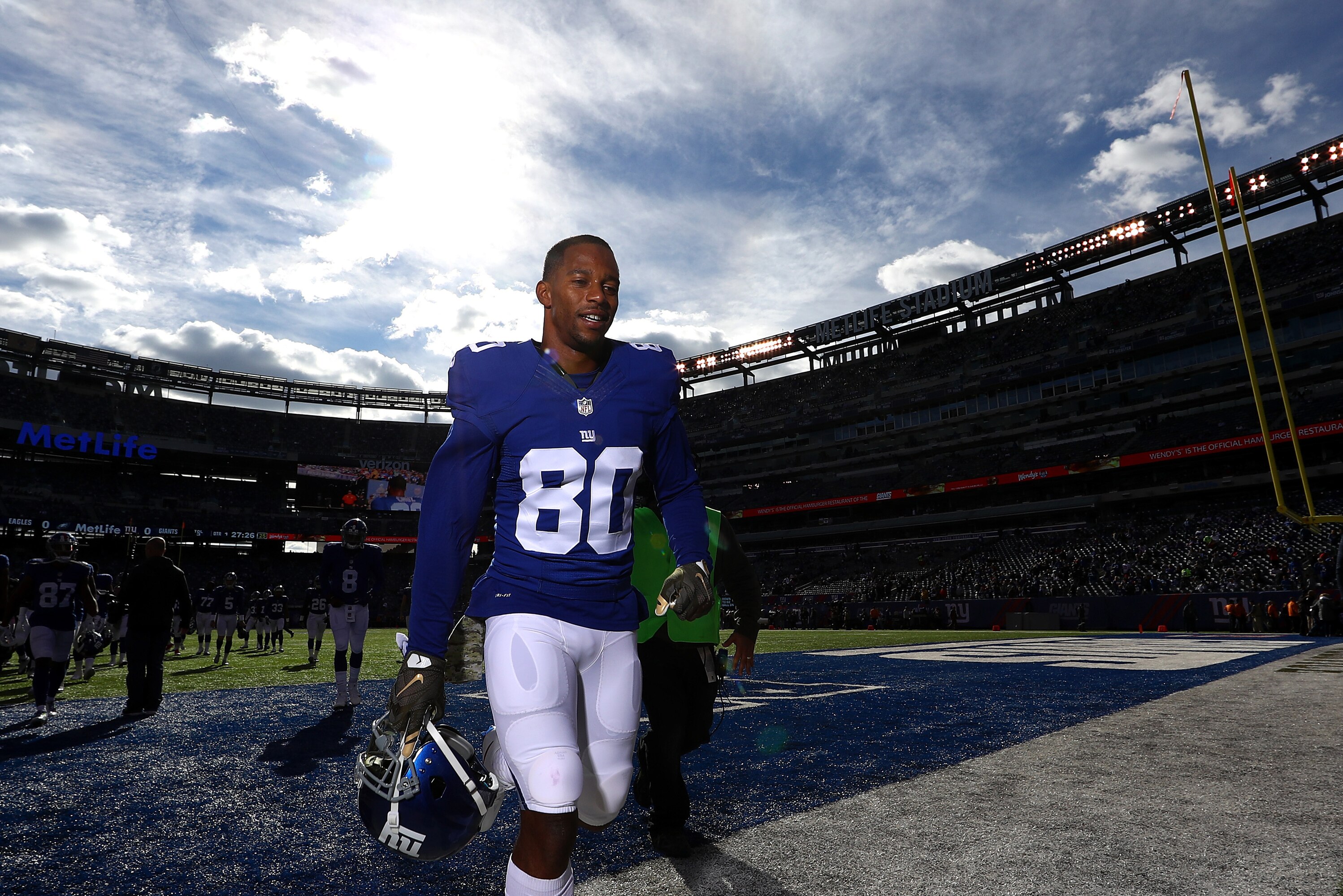 keithcorebts's tweet card. Victor Cruz, who emerged from obscurity and developed into one of the NFL's most dynamic receivers at his peak, announced his retirement from football Tuesday at the age of 31.