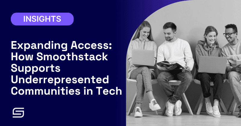 Smoothstack's tweet card. Smoothstack opens tech career paths for underrepresented groups with paid training and job placement through its Hire-Train-Deploy model.