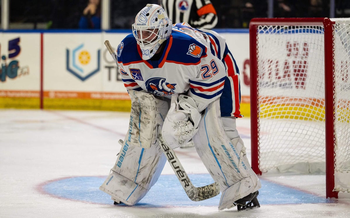 DNBsports's tweet card. Ingram is playing in the AHL after being traded to the Edmonton Oilers organization in October.