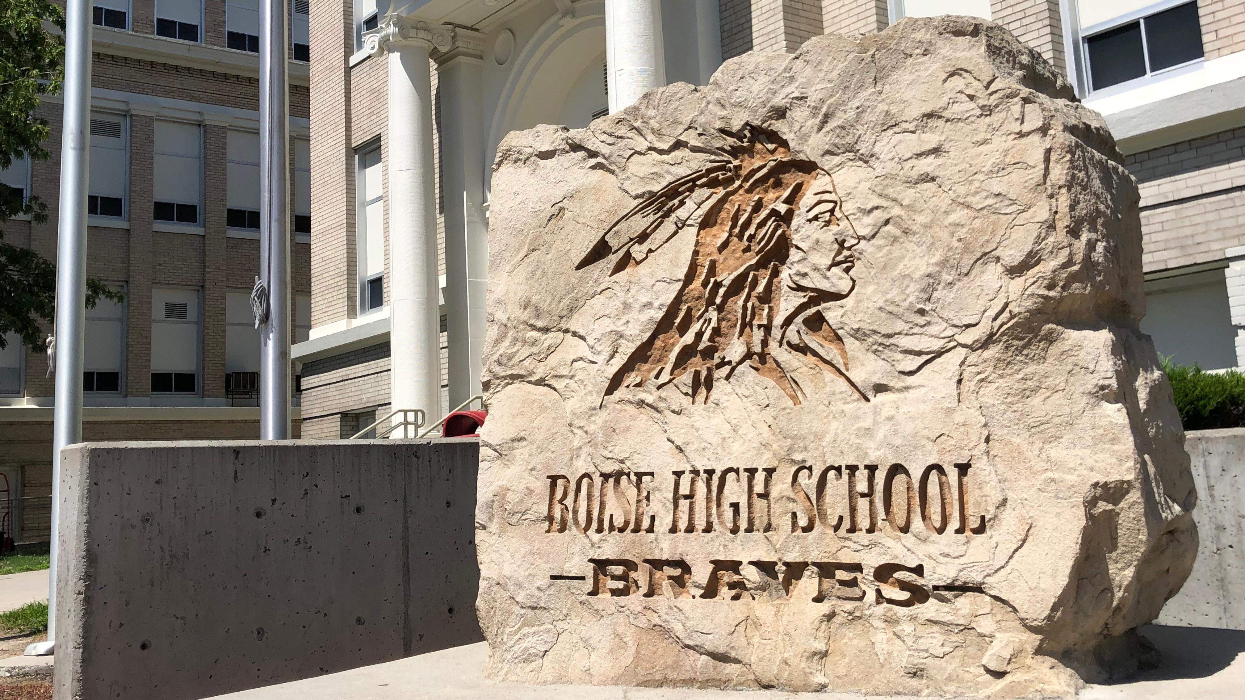 IdahoStatesman's tweet card. The motto “Brave to the Grave” still would apply to Boise High alumni.