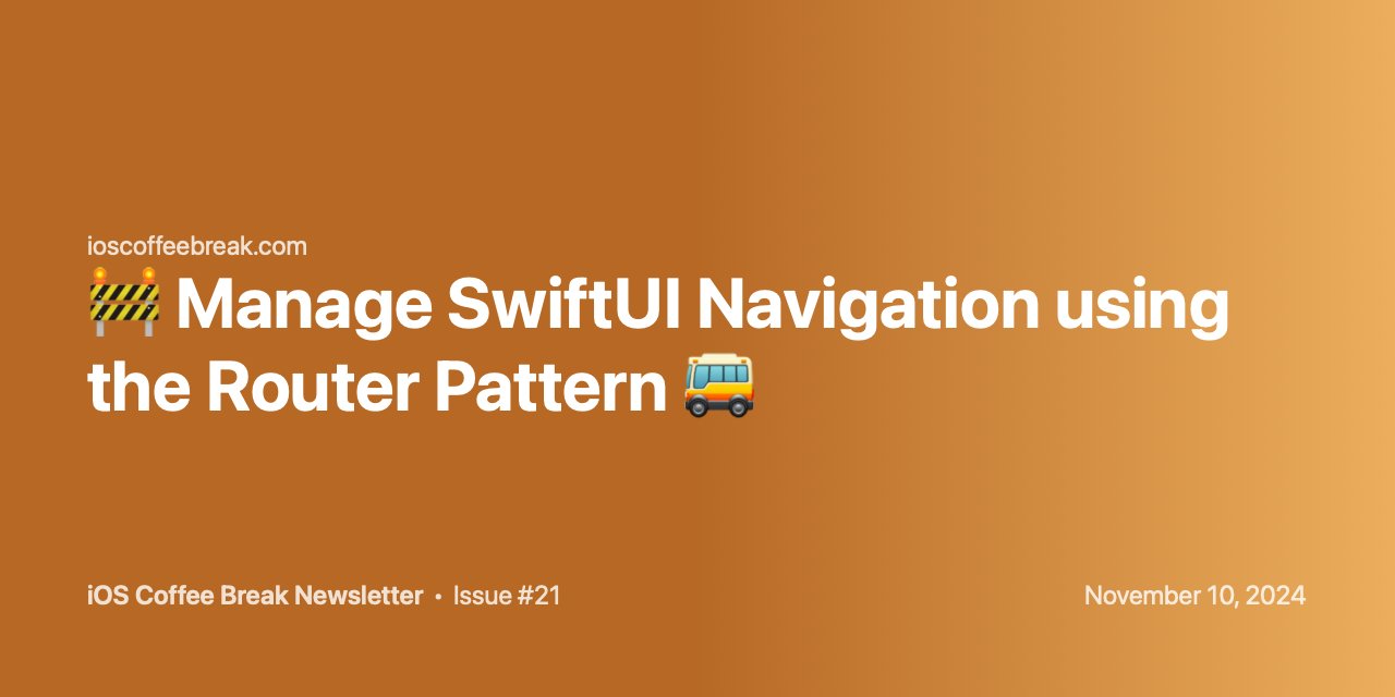 tiagodhenriques's tweet card. Views on SwiftUI's navigation are divided: some developers support it fully, while others feel it is not yet robust enough for complex apps, even with NavigationStack. An appropriate design pattern...