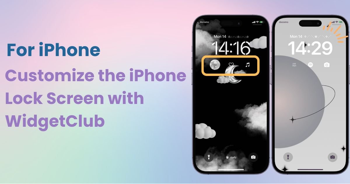 widgetclub_'s tweet card. Customize the iPhone Lock Screen with WidgetClub | WidgetClub
