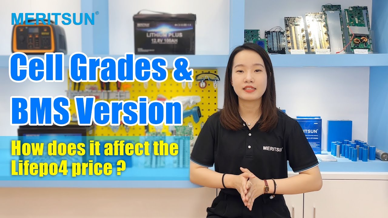 CarsonLin11's tweet card. How cell grades and BMS version to effect the Lifepo4 price? -2022...