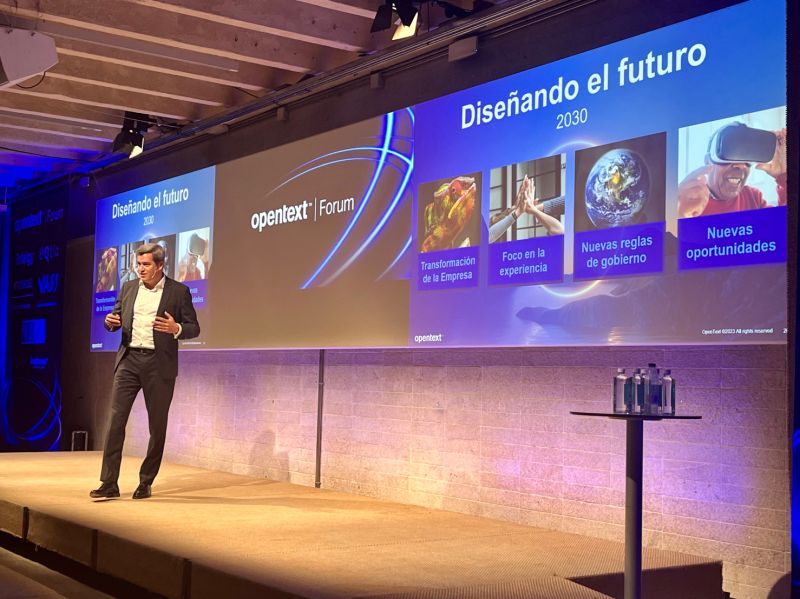 mario2t's tweet card. Thank you to all our customers and partners for joining us today in the OT Forum Spain to talk about designing the future of information management with OpenText . Special thanks to the great...